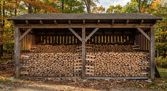 Укладка дров в Бронницах, улица Сосновая, 5